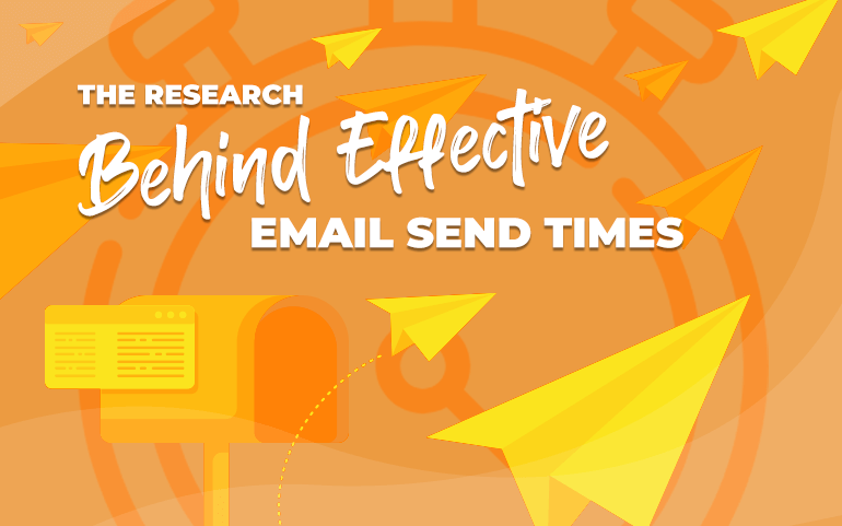 Title card for "The Research Behind Effective Email Send Times"