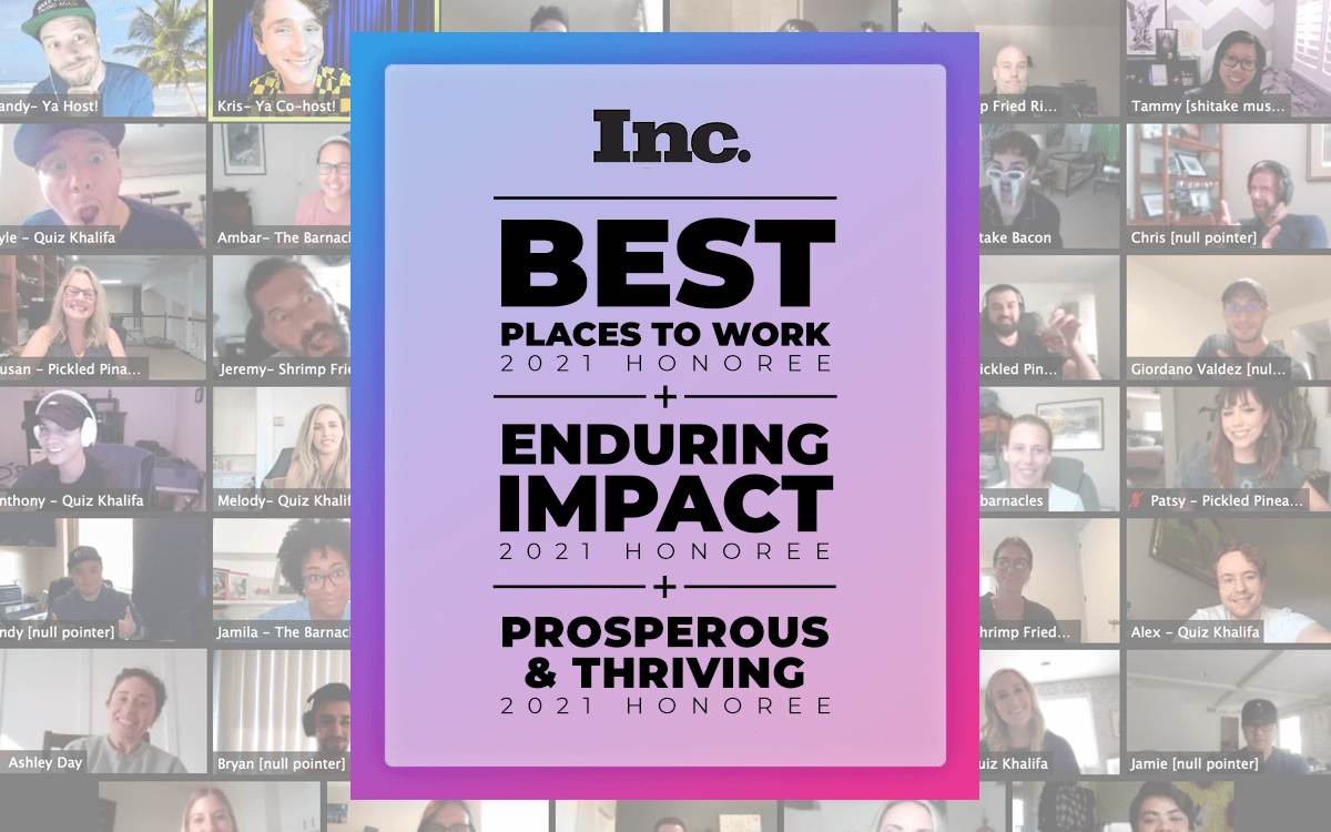 UpSellit Named 2021 Best Workplace by Inc. Magazine